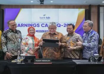 Laporan Q1 2024 PT Bank Pembangunan Daerah Jawa Barat dan Banten Tbk atau Bank BJB | Foto: Tangkapan Layar