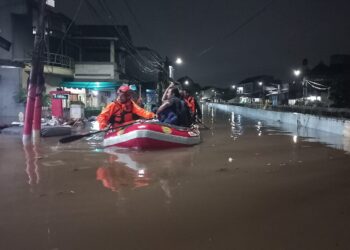 Banjir Melanda 11 Titik di Tangerang Selatan | Foto: BPBD Tangsel